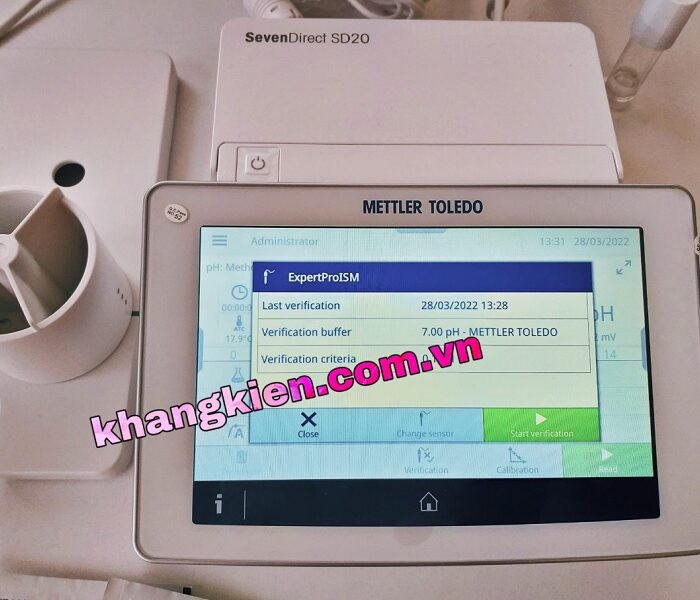 Máy đo pH để bàn Mettler Toledo SevenDirect SD20