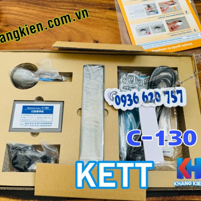 Bộ phụ kiện của máy đo độ trắng C130 Kett