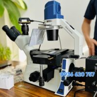 Kính hiển vi soi ngược huỳnh quang Euromex OX.2453-PLPHF 2 Được cung cấp 2 khối lọc với bộ lọc tiêu chuẩn