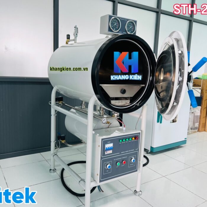 STH-200 sử dụng công nghệ tiệt trùng hiện đại, đảm bảo tiêu diệt các vi khuẩn, virus, và vi sinh vật
