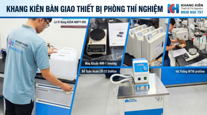 KHANG KIÊN BÀN GIAO HỆ THỐNG THIẾT BỊ PHÒNG THÍ NGHIỆM HIỆN ĐẠI TẠI VIỆN CÔNG NGHỆ CAO